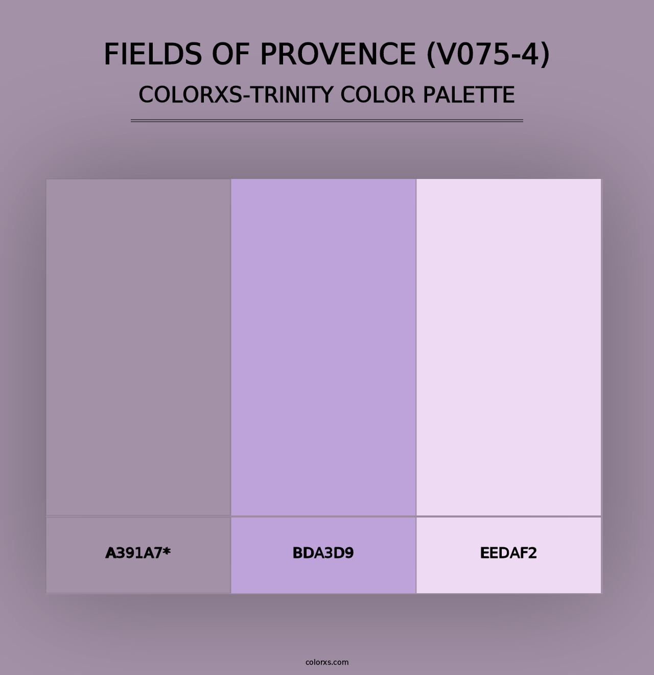 Fields of Provence (V075-4) - Colorxs Trinity Palette