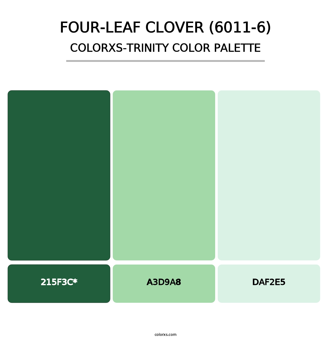 Four-Leaf Clover (6011-6) - Colorxs Trinity Palette