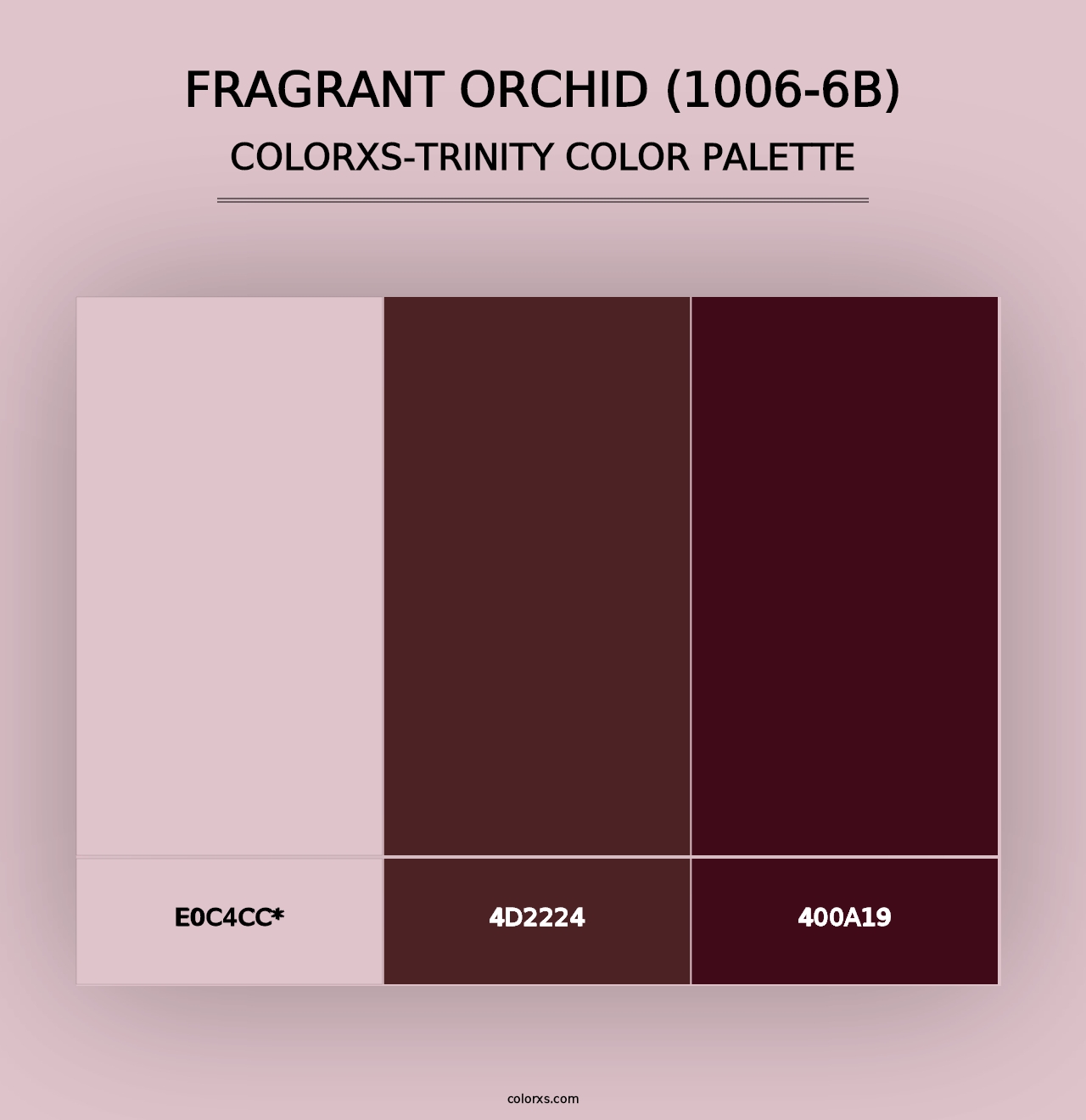 Fragrant Orchid (1006-6B) - Colorxs Trinity Palette