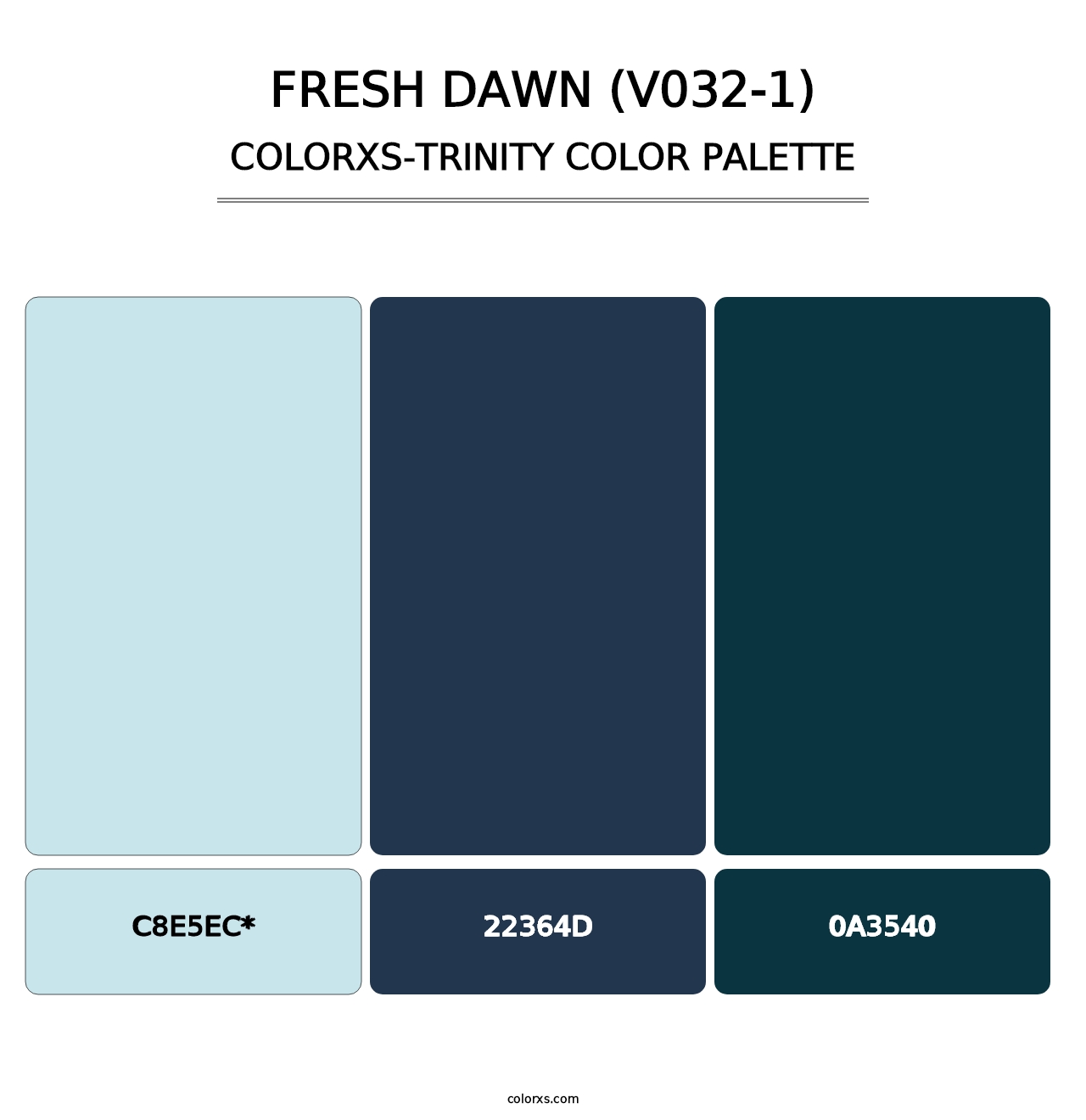 Fresh Dawn (V032-1) - Colorxs Trinity Palette