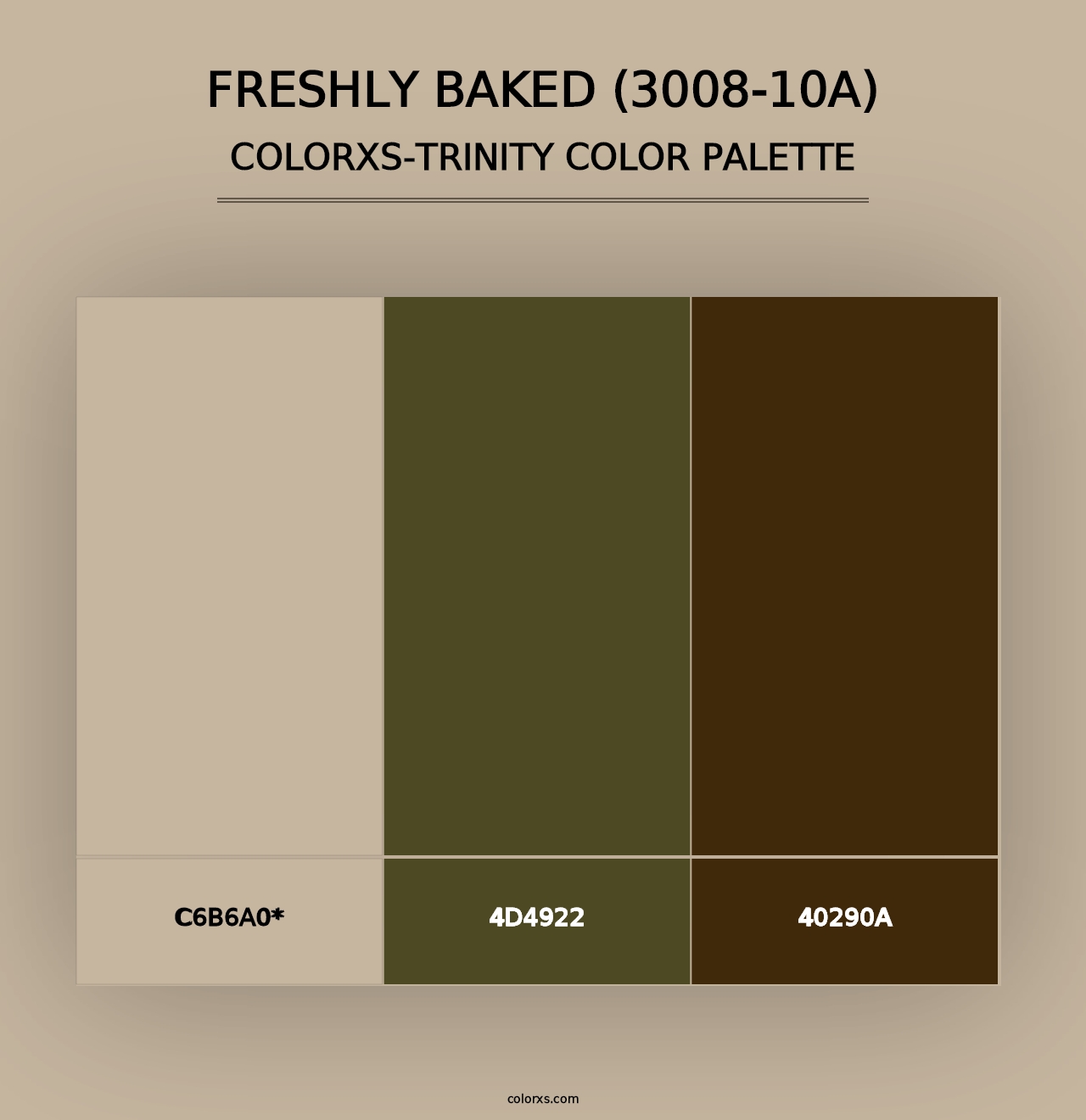 Freshly Baked (3008-10A) - Colorxs Trinity Palette