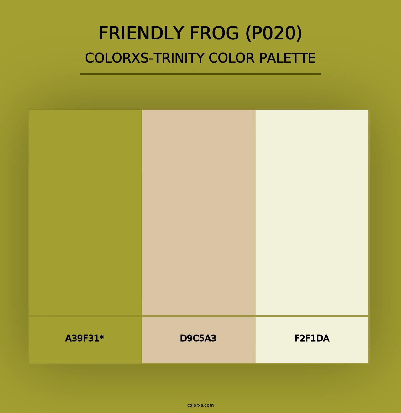 Friendly Frog (P020) - Colorxs Trinity Palette