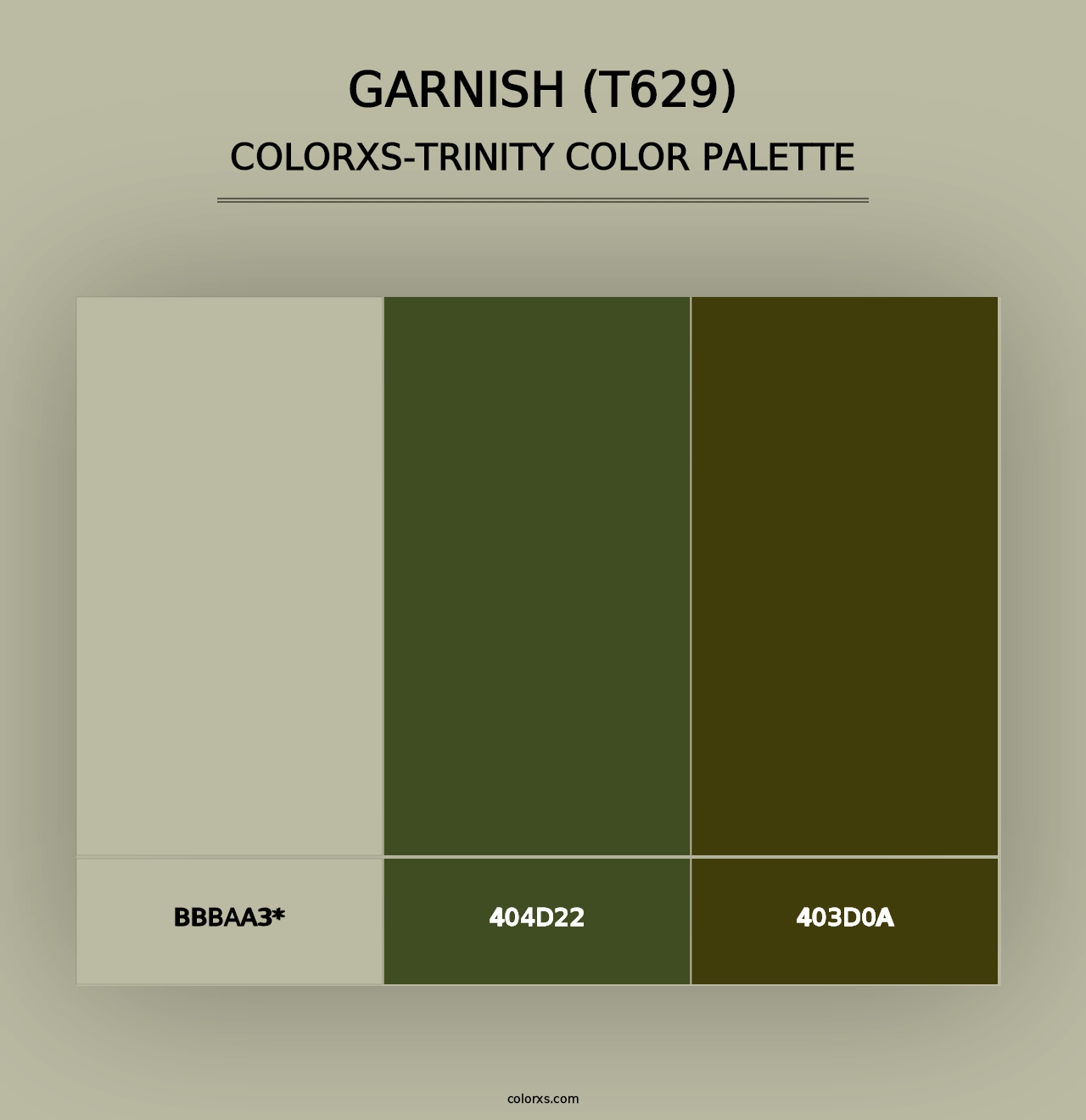 Garnish (T629) - Colorxs Trinity Palette