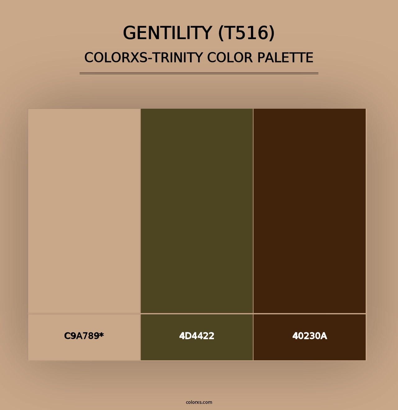 Gentility (T516) - Colorxs Trinity Palette