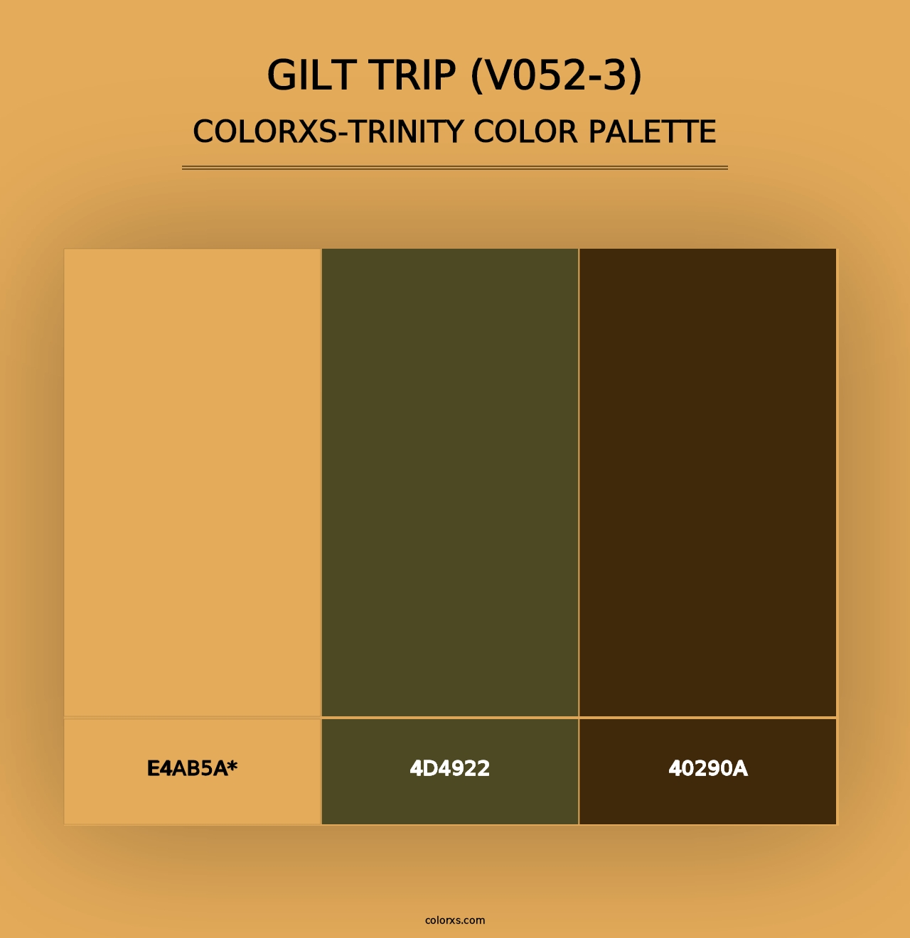 Gilt Trip (V052-3) - Colorxs Trinity Palette