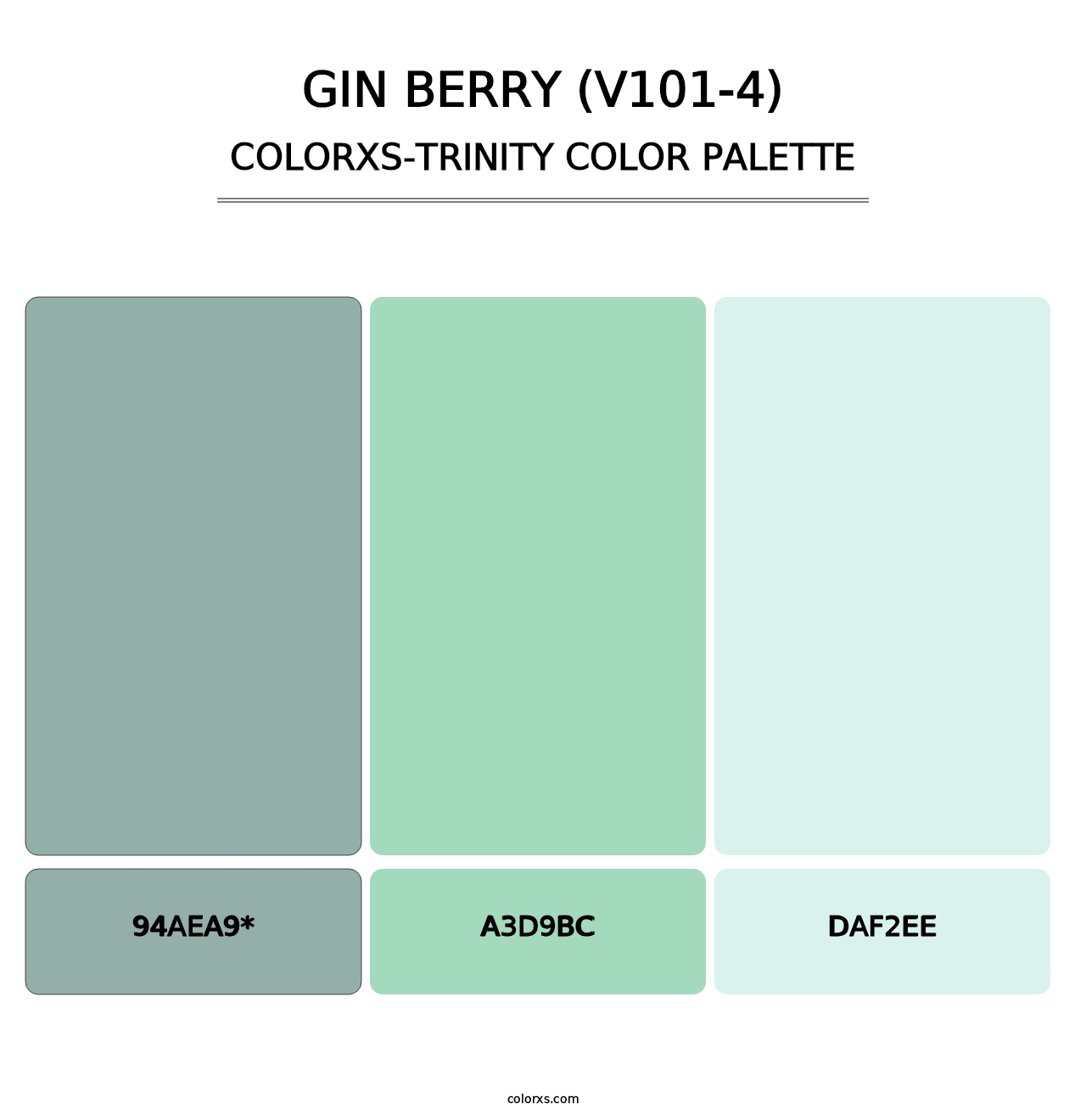 Gin Berry (V101-4) - Colorxs Trinity Palette