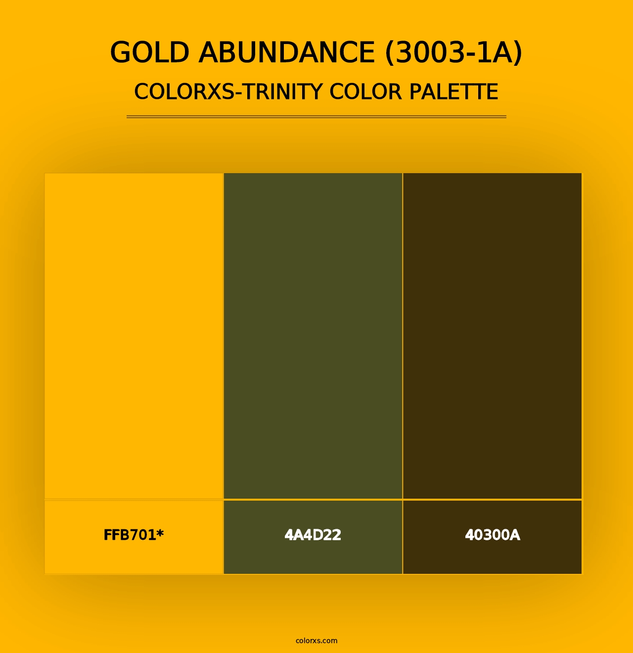 Gold Abundance (3003-1A) - Colorxs Trinity Palette