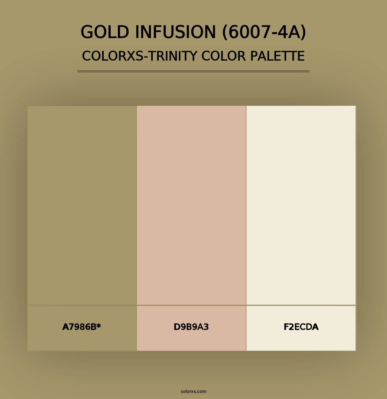 Gold Infusion (6007-4A) - Colorxs Trinity Palette