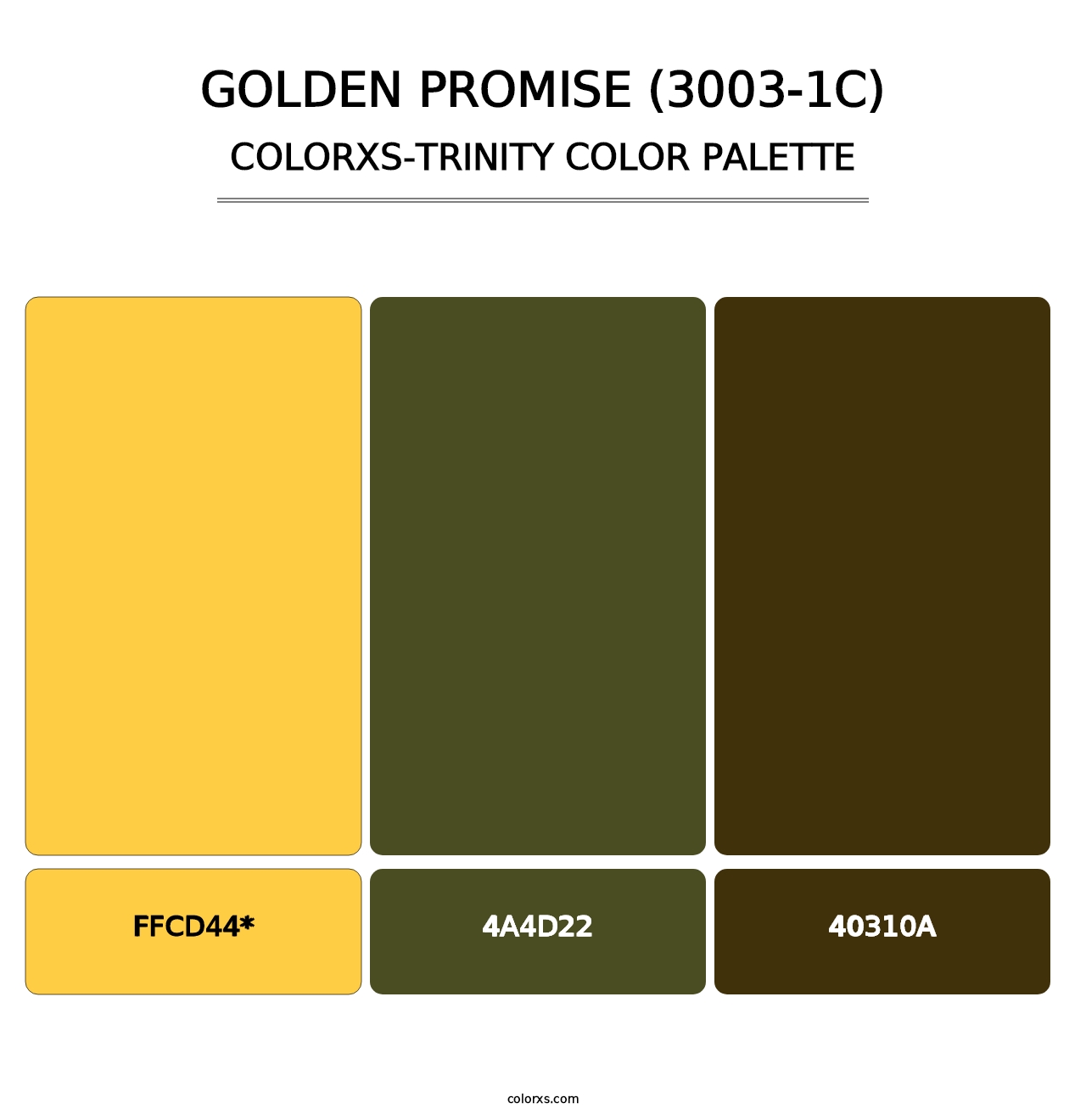 Golden Promise (3003-1C) - Colorxs Trinity Palette