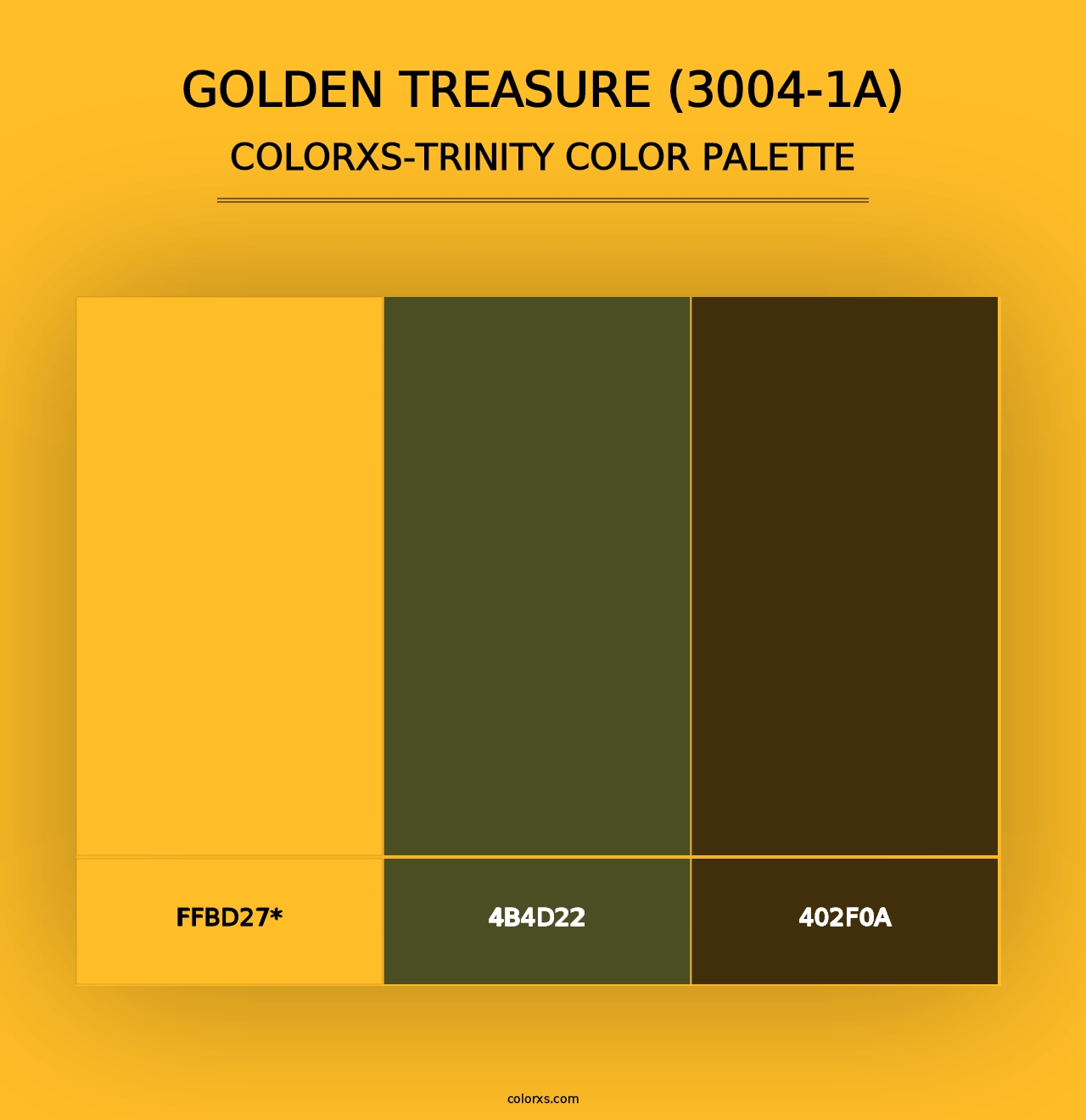 Golden Treasure (3004-1A) - Colorxs Trinity Palette