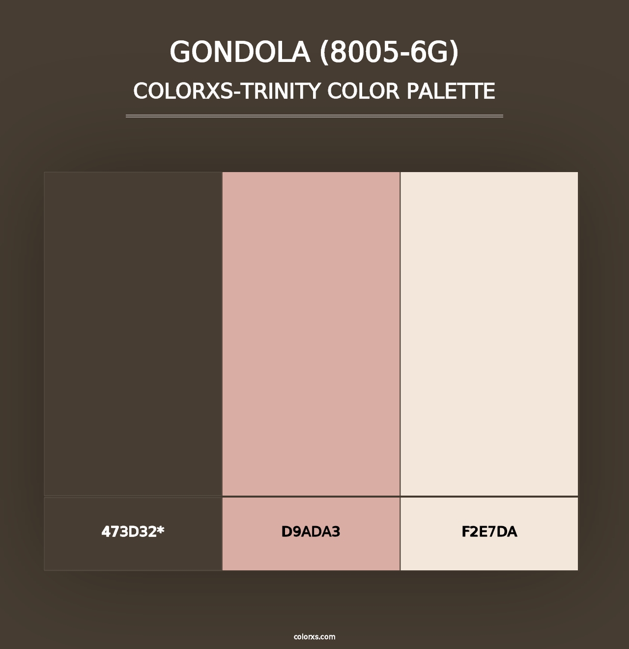 Gondola (8005-6G) - Colorxs Trinity Palette