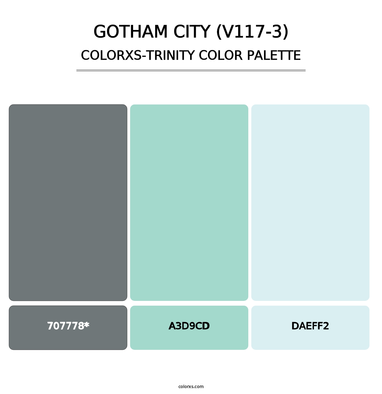 Gotham City (V117-3) - Colorxs Trinity Palette