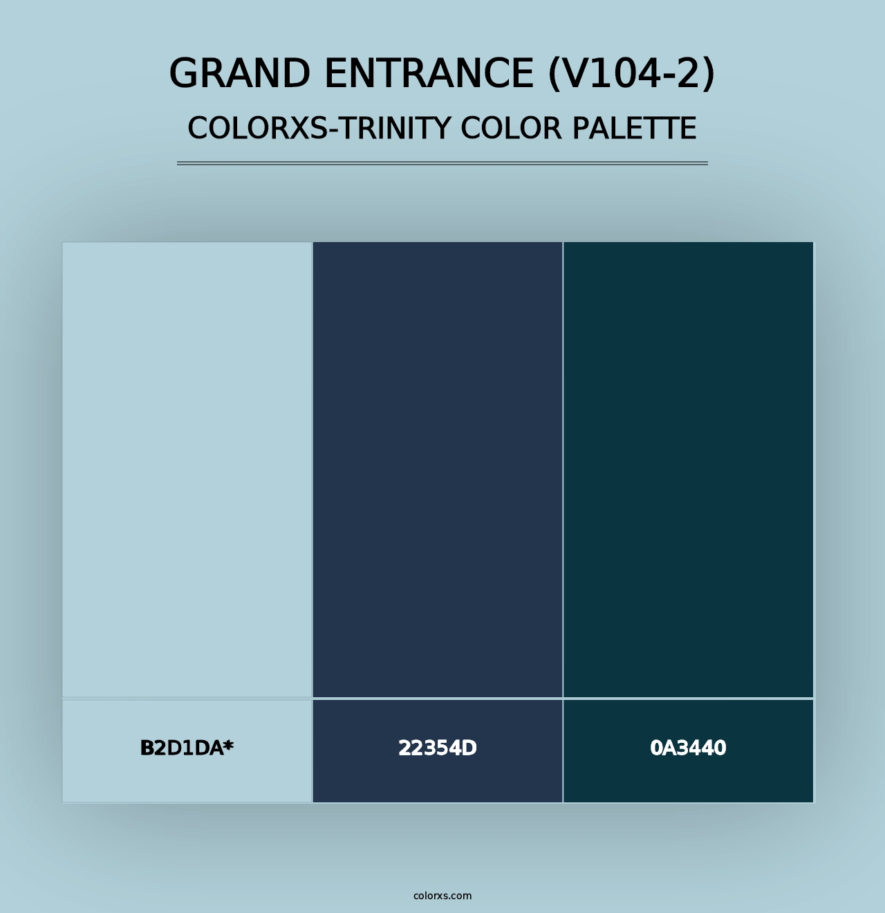 Grand Entrance (V104-2) - Colorxs Trinity Palette