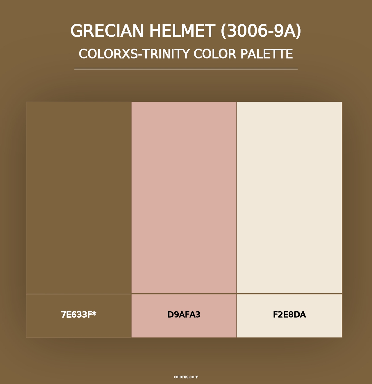 Grecian Helmet (3006-9A) - Colorxs Trinity Palette