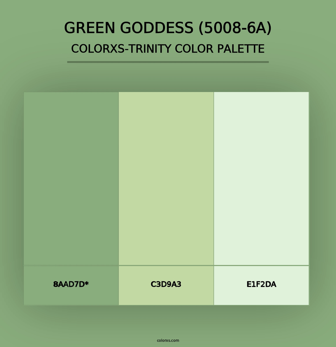 Green Goddess (5008-6A) - Colorxs Trinity Palette