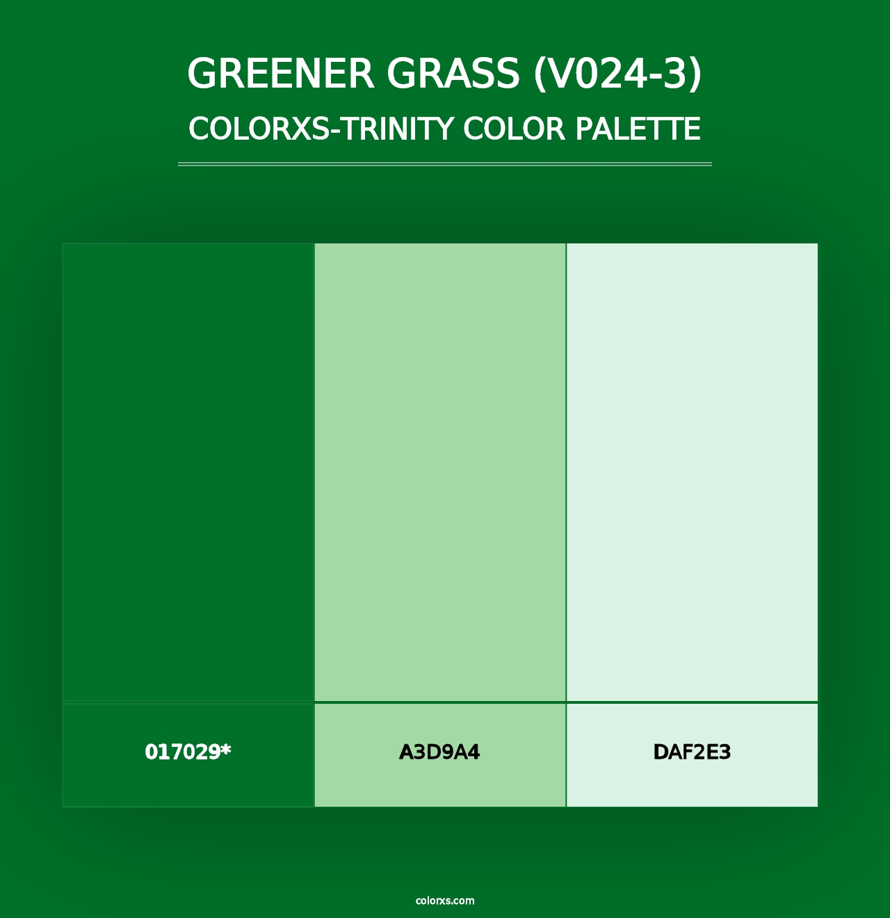 Greener Grass (V024-3) - Colorxs Trinity Palette