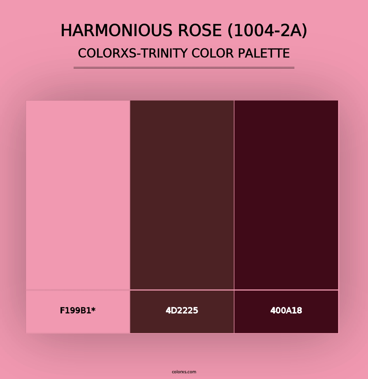 Harmonious Rose (1004-2A) - Colorxs Trinity Palette