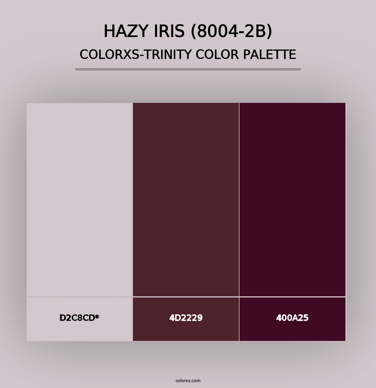 Hazy Iris (8004-2B) - Colorxs Trinity Palette