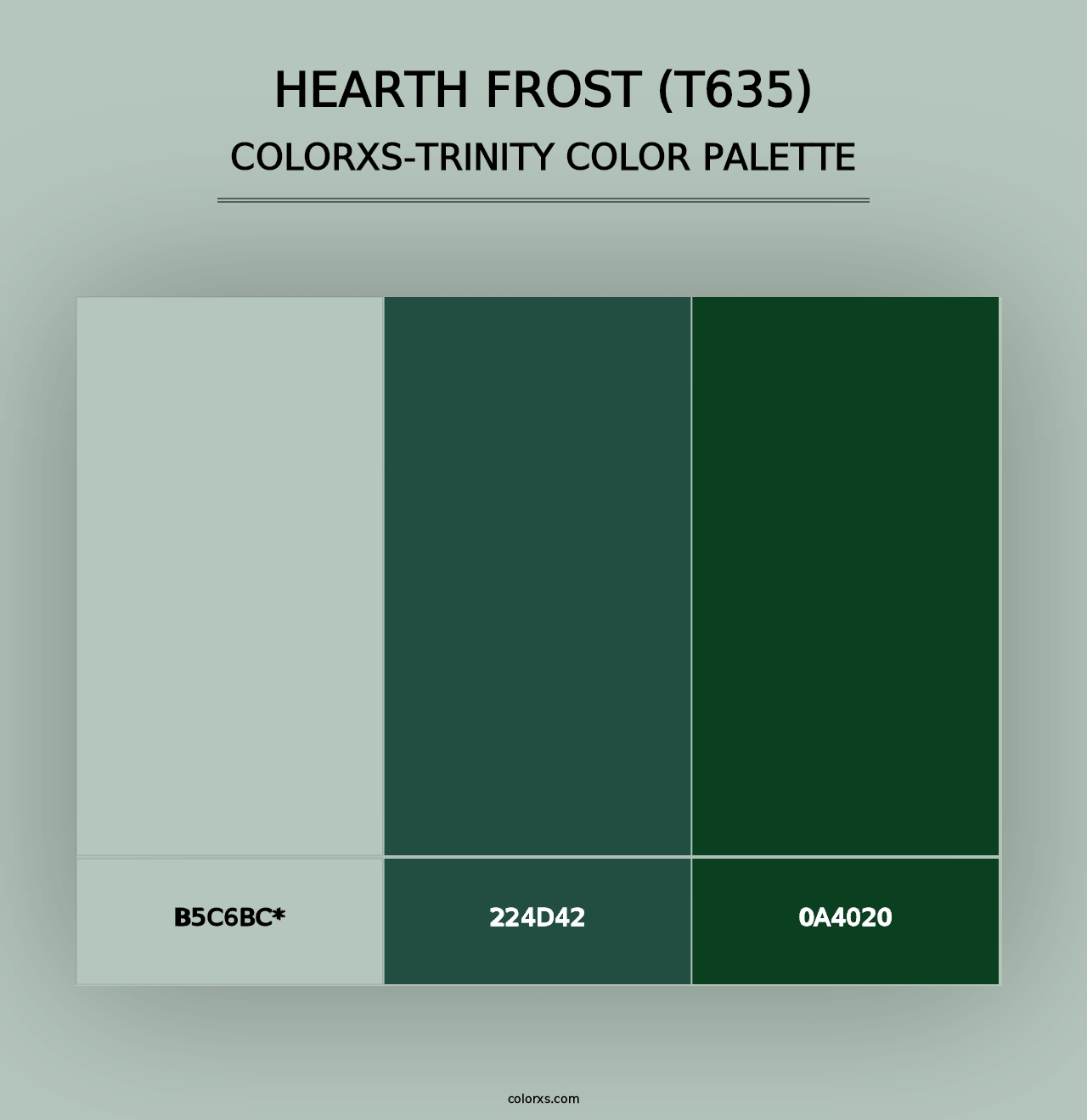 Hearth Frost (T635) - Colorxs Trinity Palette