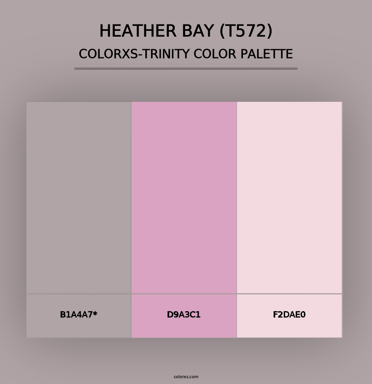 Heather Bay (T572) - Colorxs Trinity Palette