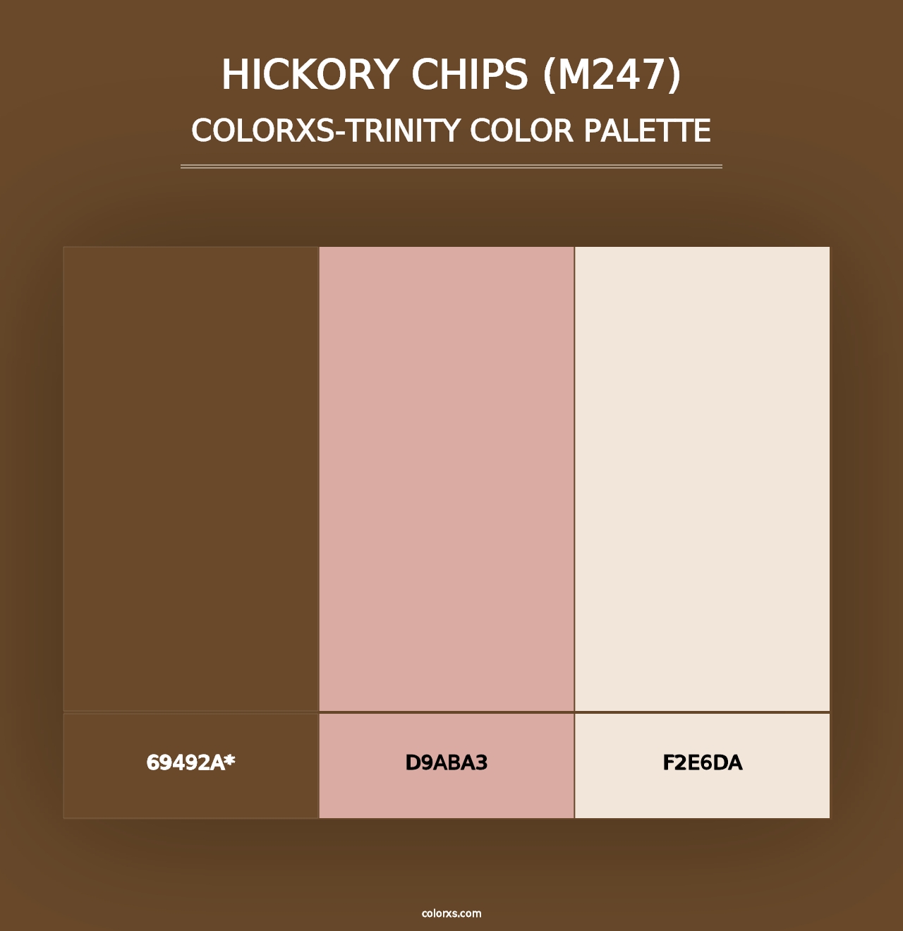 Hickory Chips (M247) - Colorxs Trinity Palette