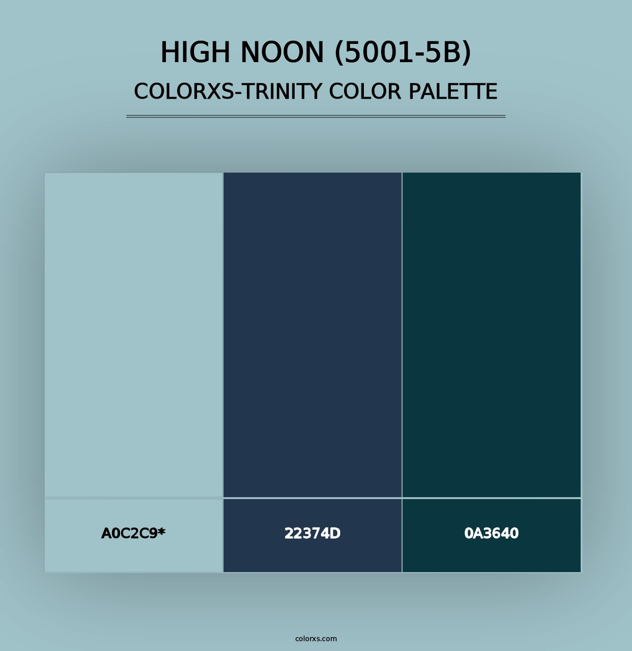 High Noon (5001-5B) - Colorxs Trinity Palette