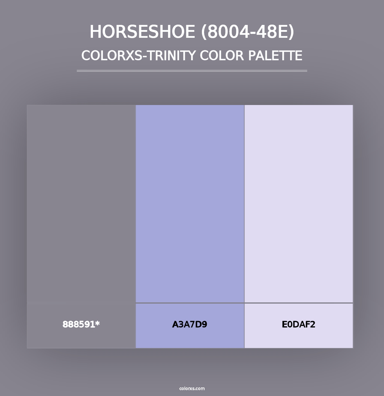 Horseshoe (8004-48E) - Colorxs Trinity Palette