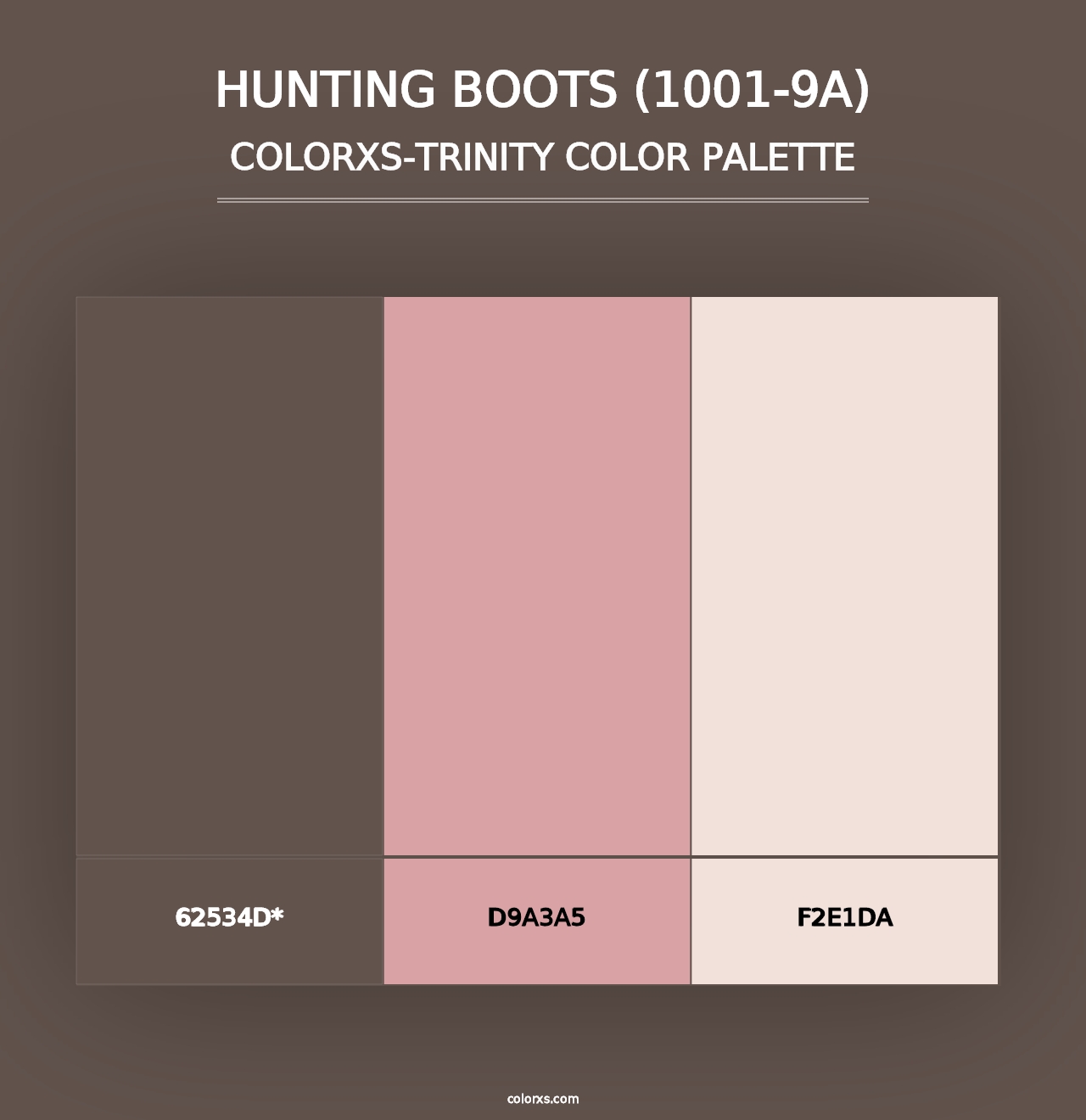 Hunting Boots (1001-9A) - Colorxs Trinity Palette