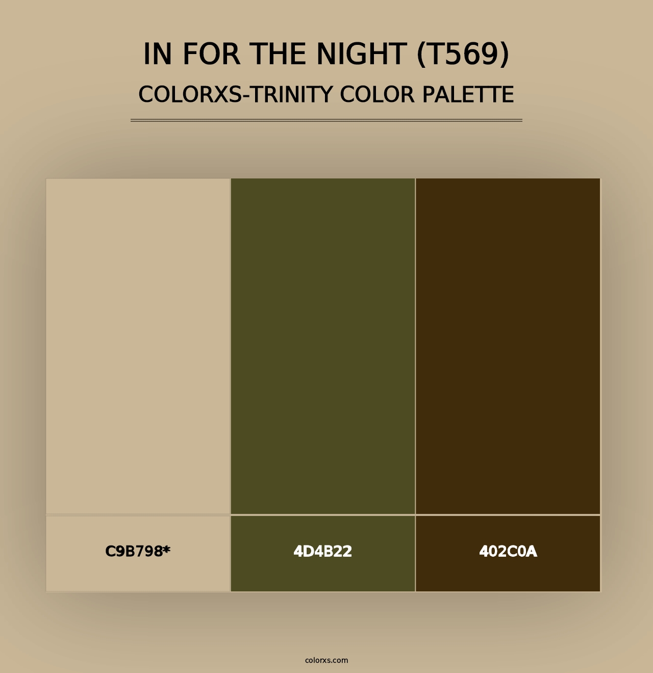 In for the Night (T569) - Colorxs Trinity Palette