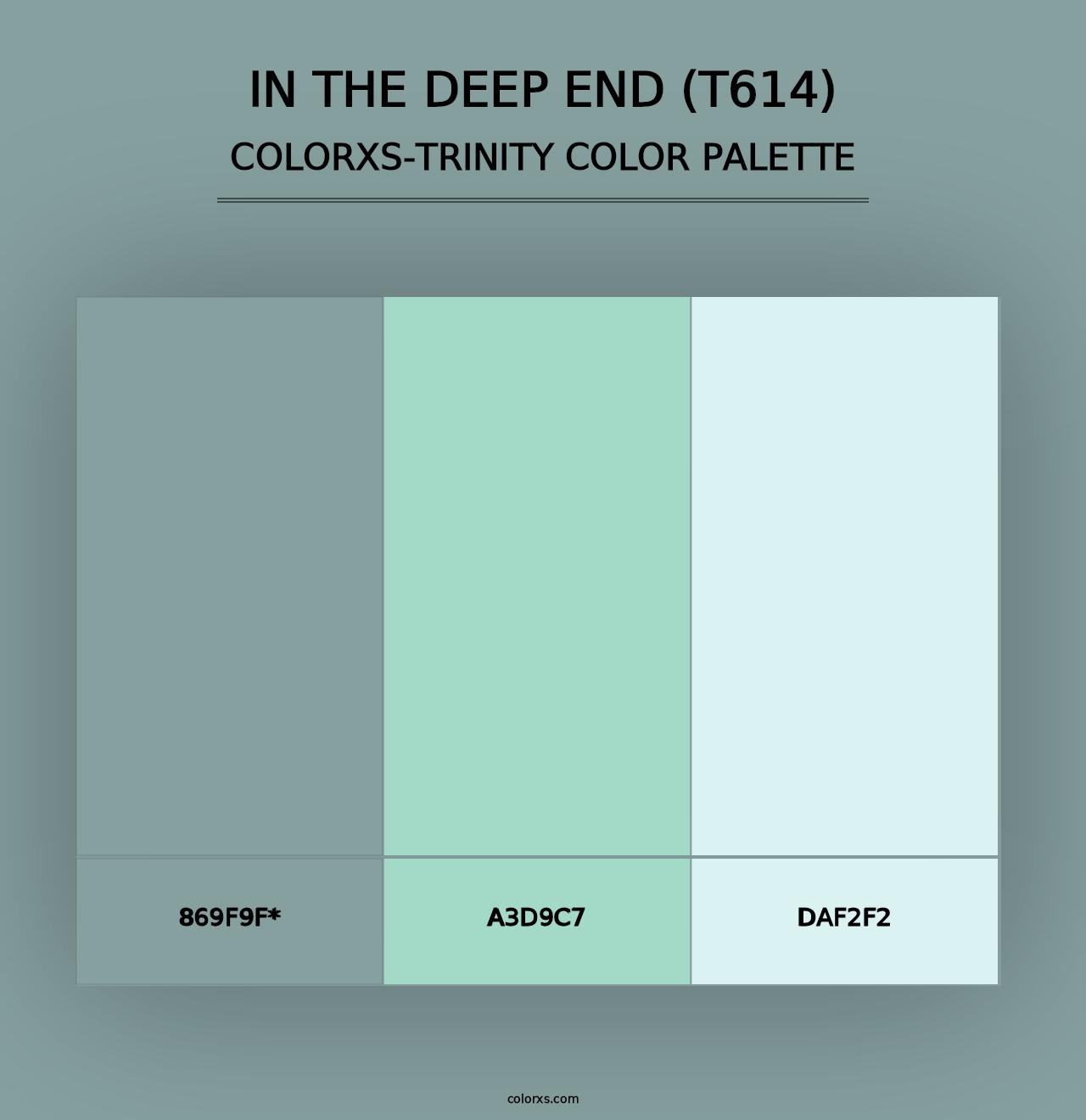 In the Deep End (T614) - Colorxs Trinity Palette