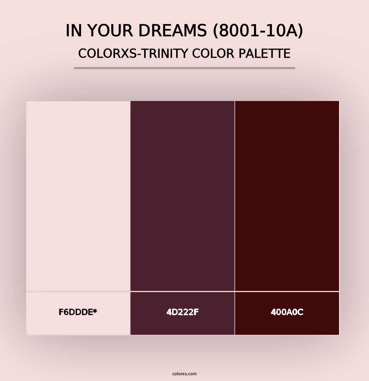 In Your Dreams (8001-10A) - Colorxs Trinity Palette