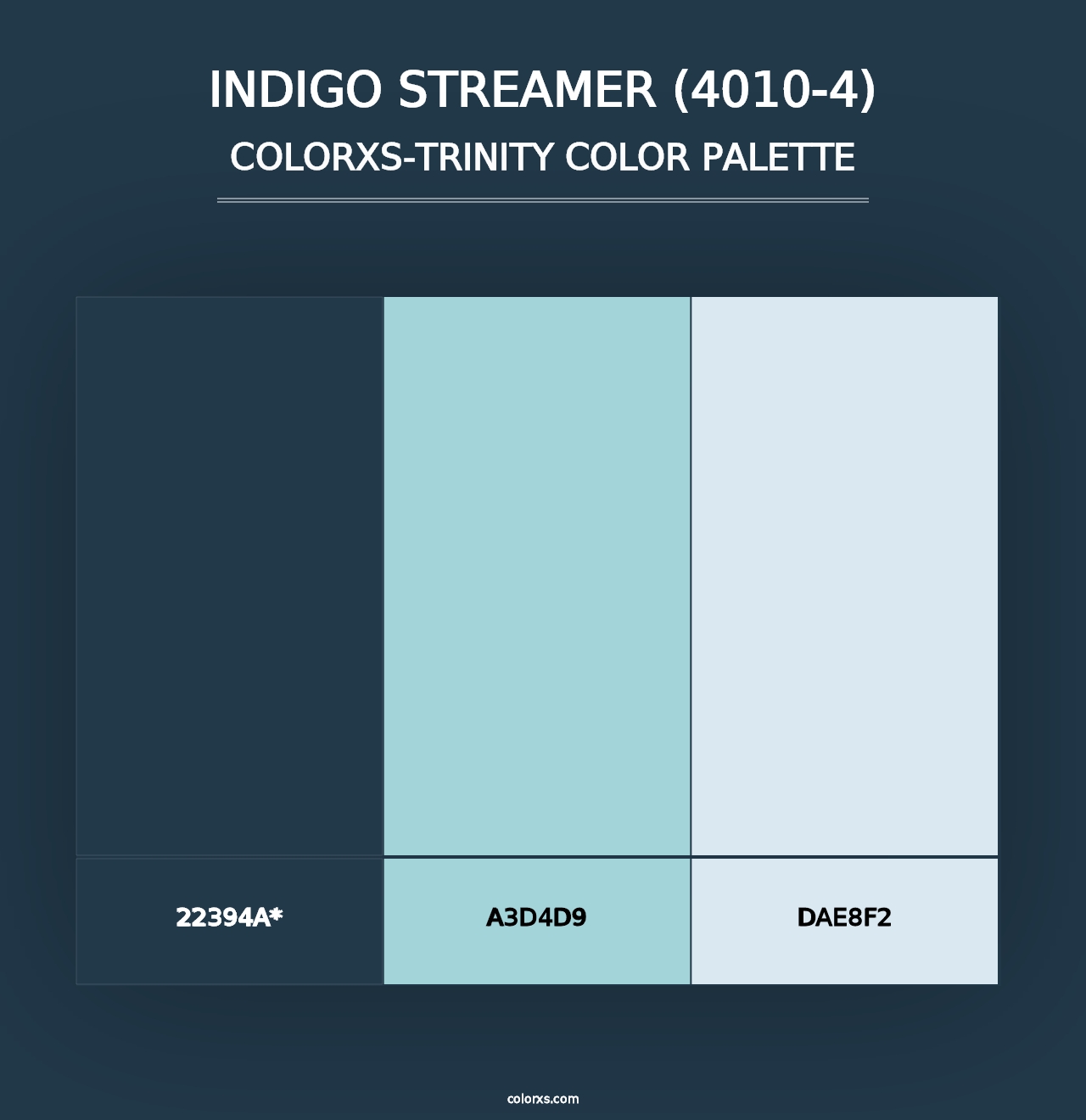 Indigo Streamer (4010-4) - Colorxs Trinity Palette