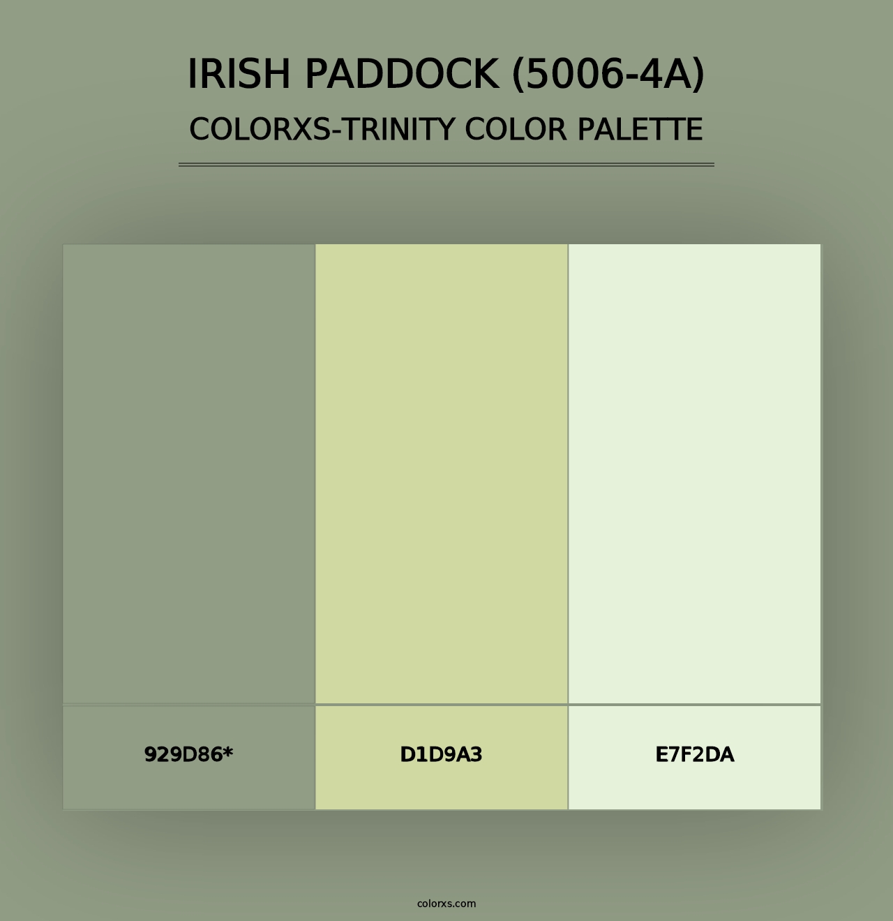 Irish Paddock (5006-4A) - Colorxs Trinity Palette