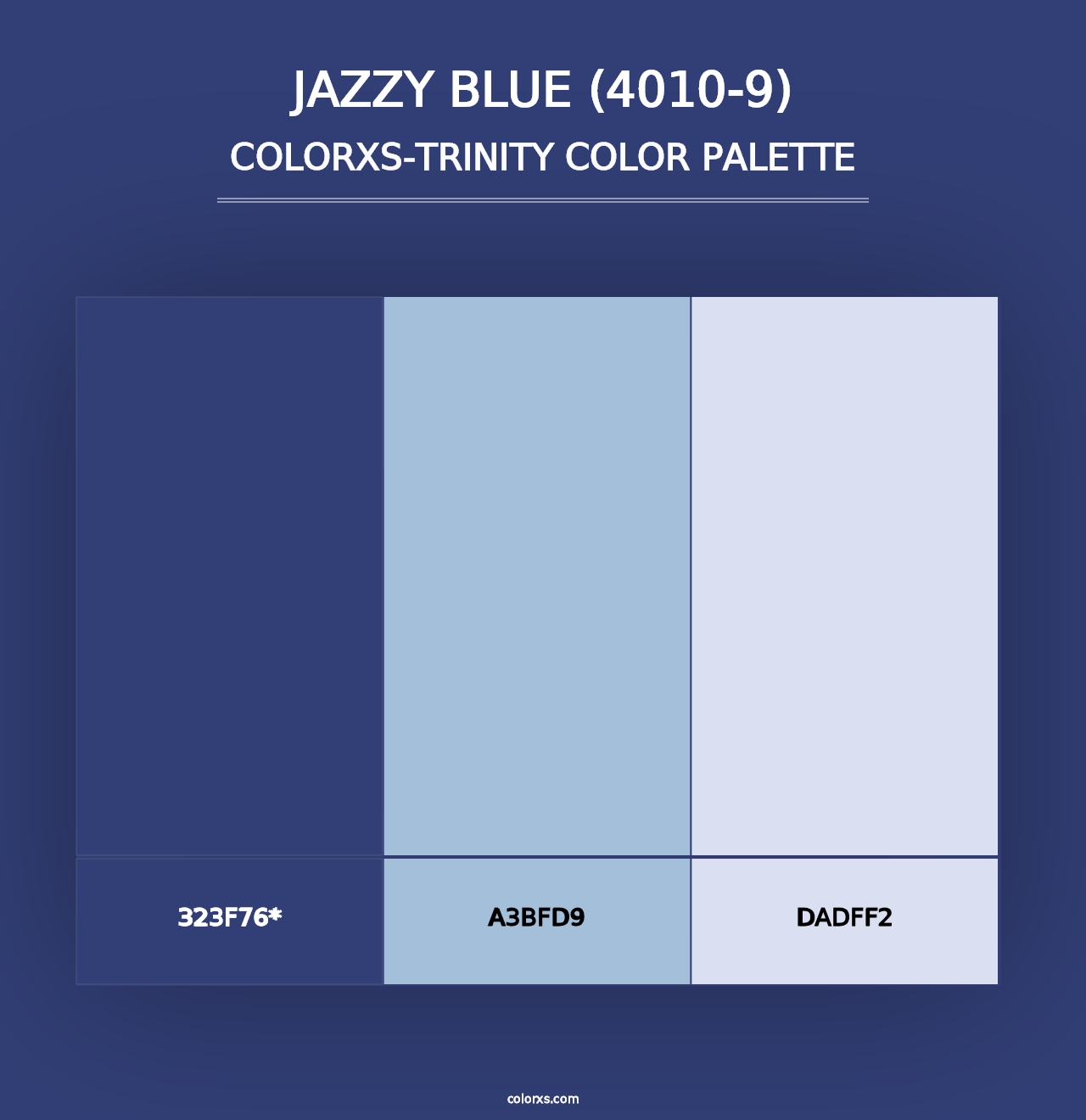 Jazzy Blue (4010-9) - Colorxs Trinity Palette