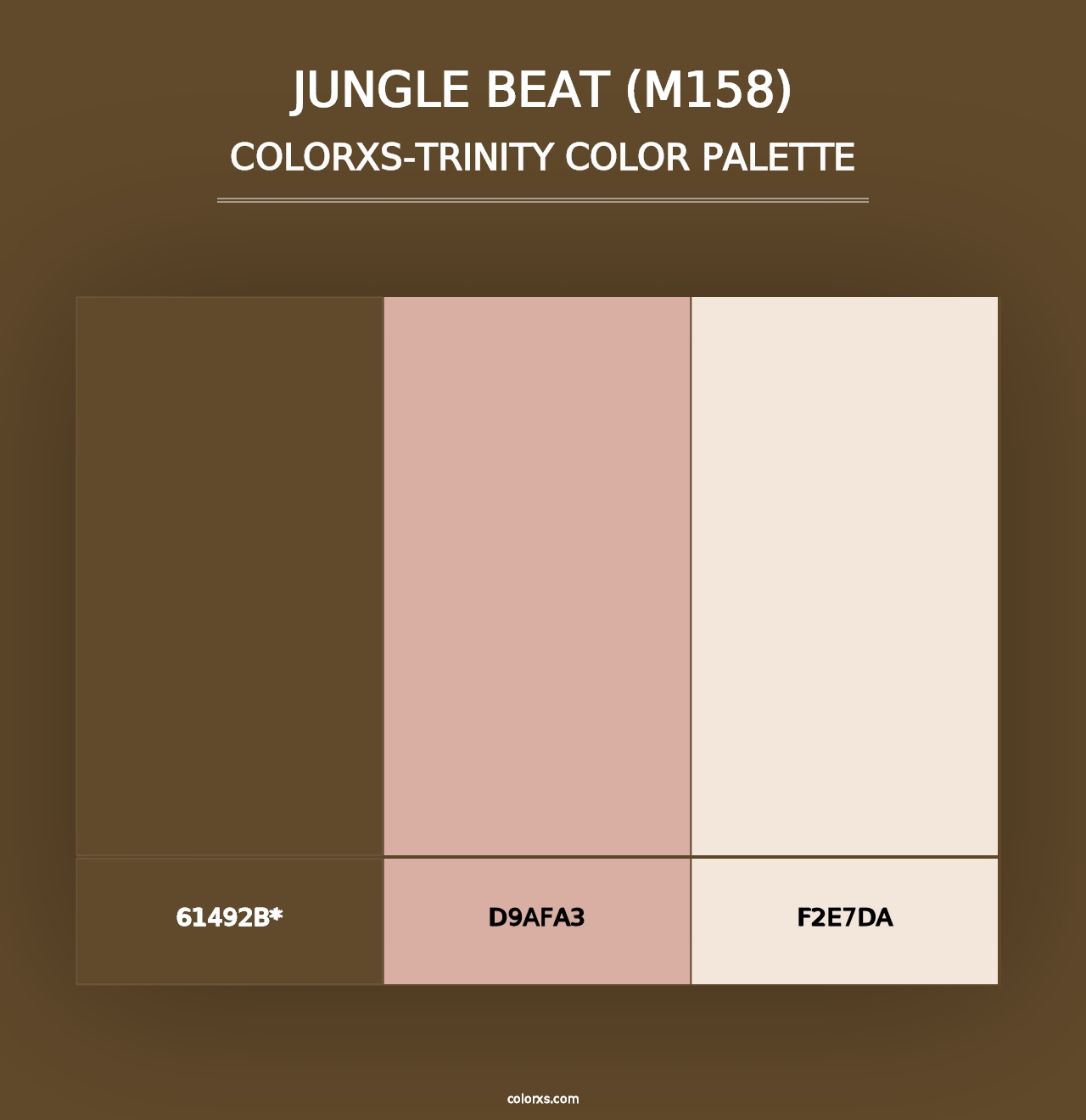 Jungle Beat (M158) - Colorxs Trinity Palette