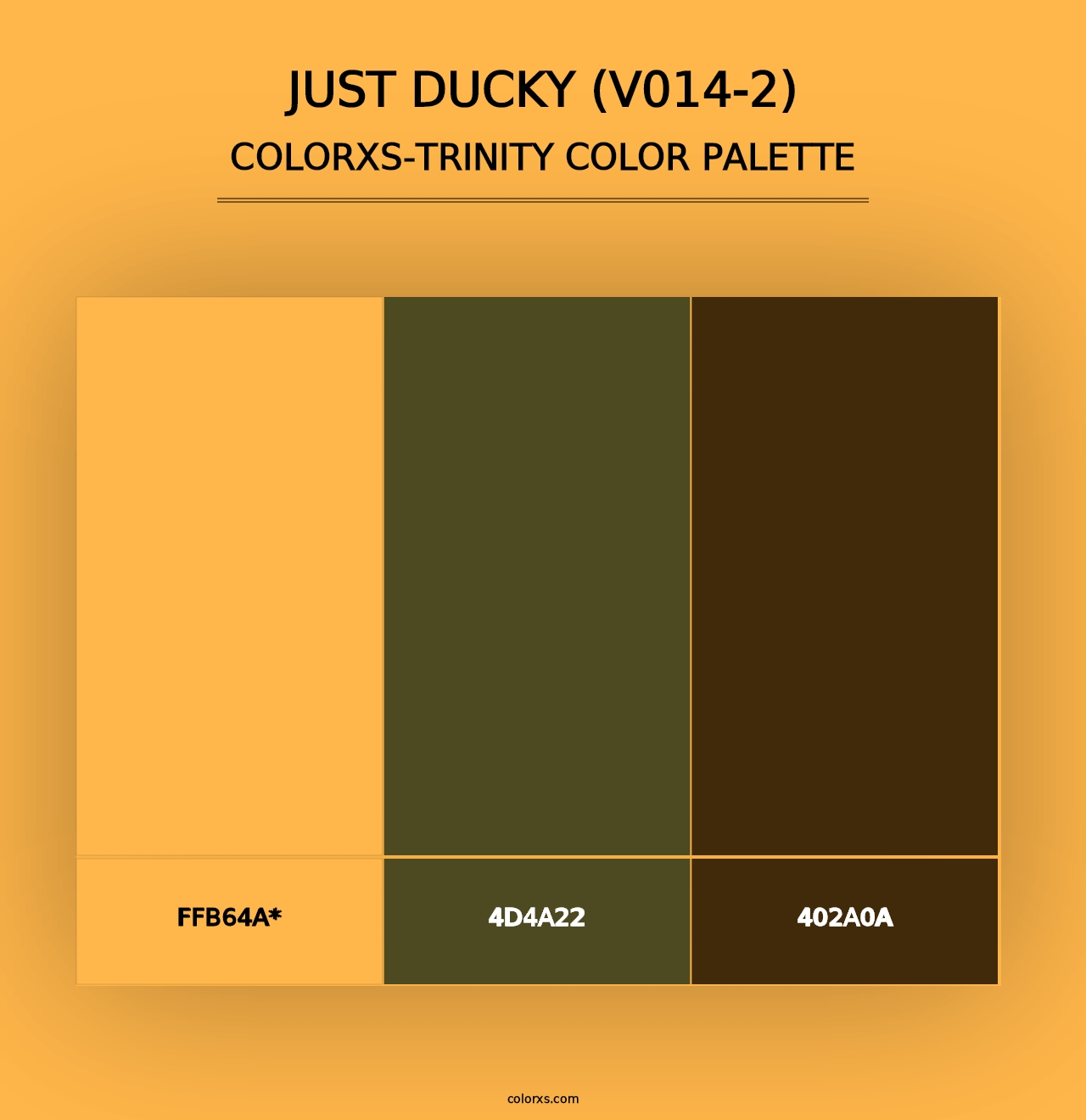 Just Ducky (V014-2) - Colorxs Trinity Palette