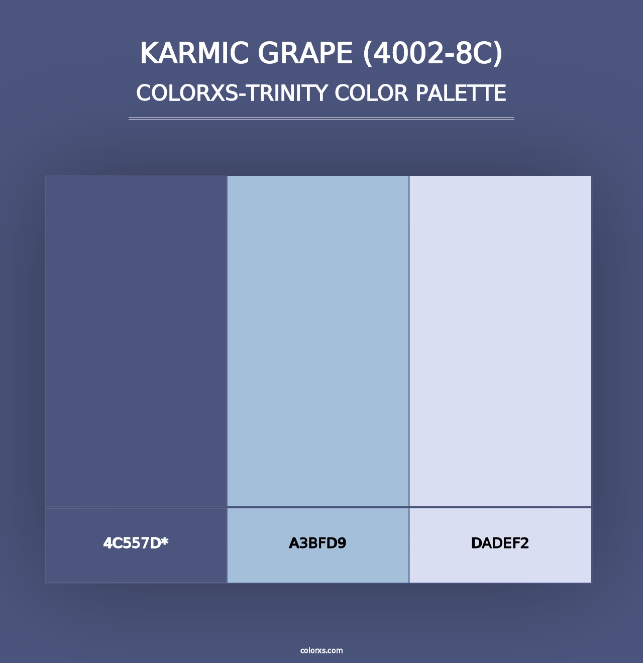 Karmic Grape (4002-8C) - Colorxs Trinity Palette