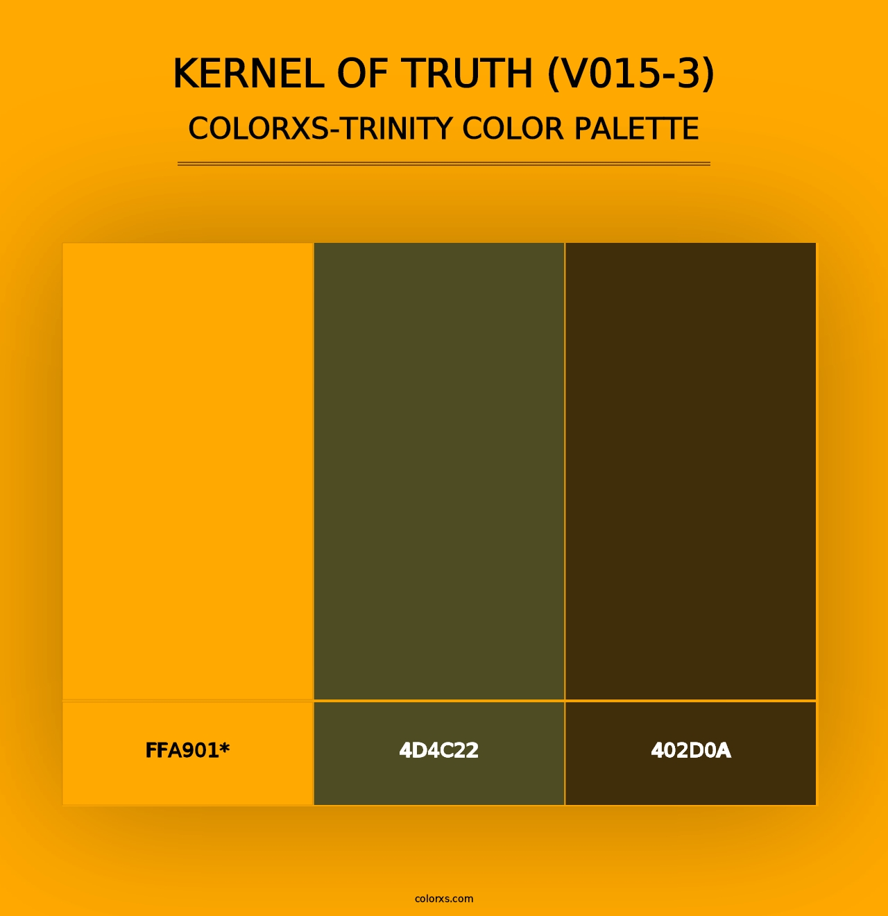 Kernel of Truth (V015-3) - Colorxs Trinity Palette