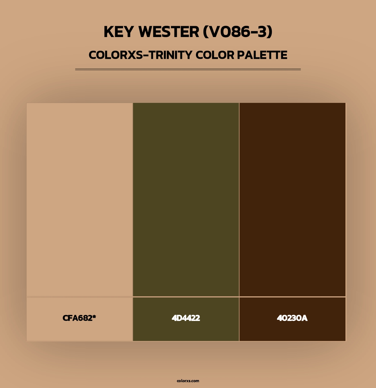 Key Wester (V086-3) - Colorxs Trinity Palette