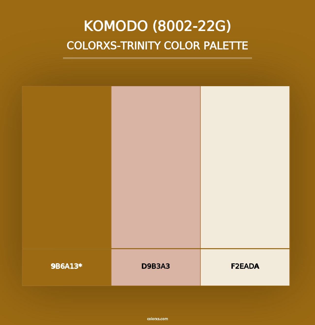 Komodo (8002-22G) - Colorxs Trinity Palette