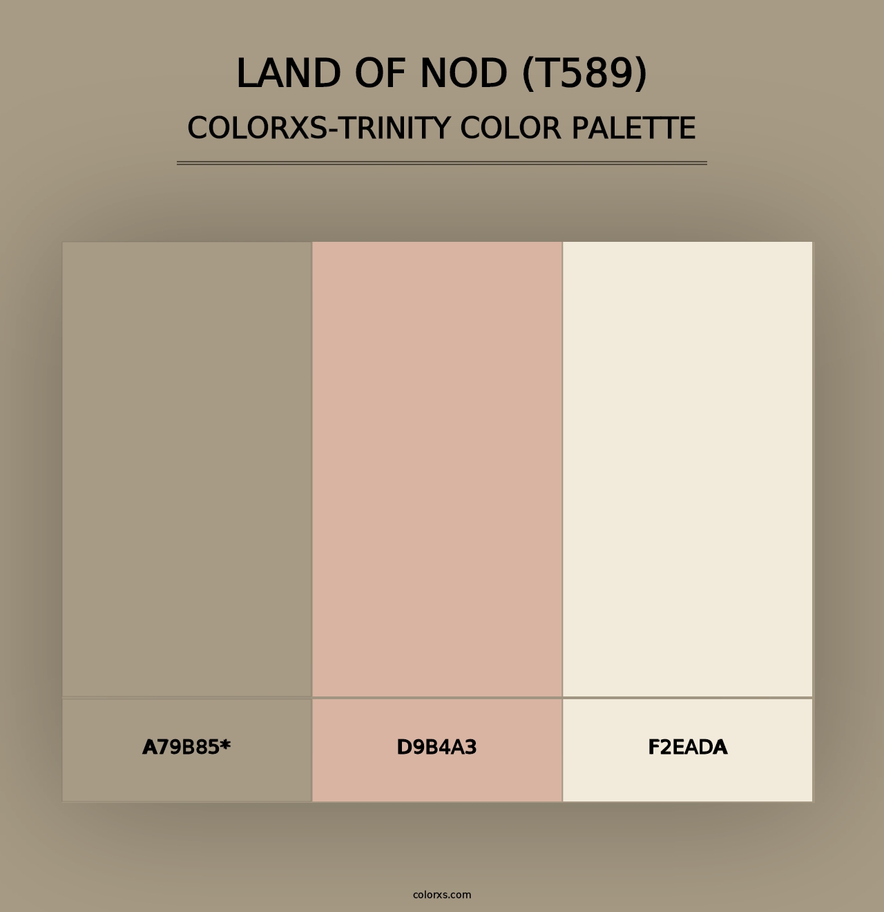 Land of Nod (T589) - Colorxs Trinity Palette