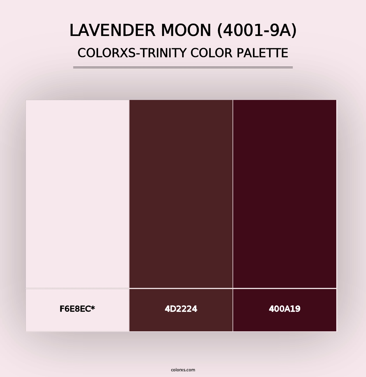 Lavender Moon (4001-9A) - Colorxs Trinity Palette