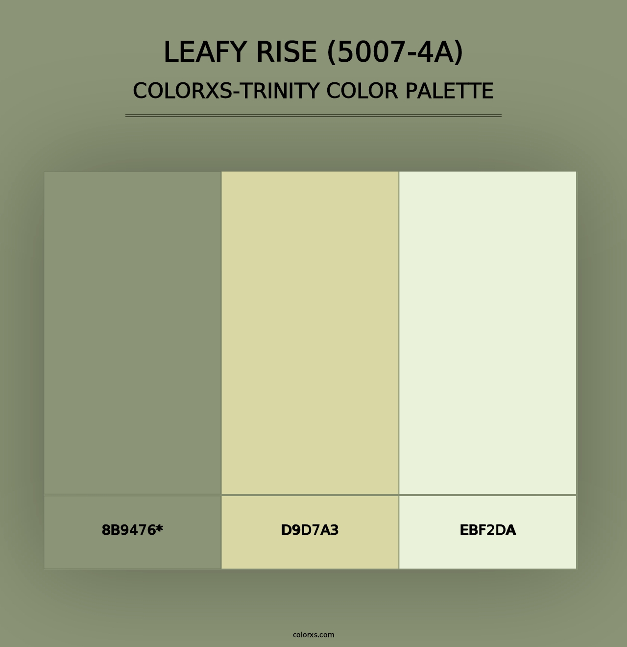 Leafy Rise (5007-4A) - Colorxs Trinity Palette