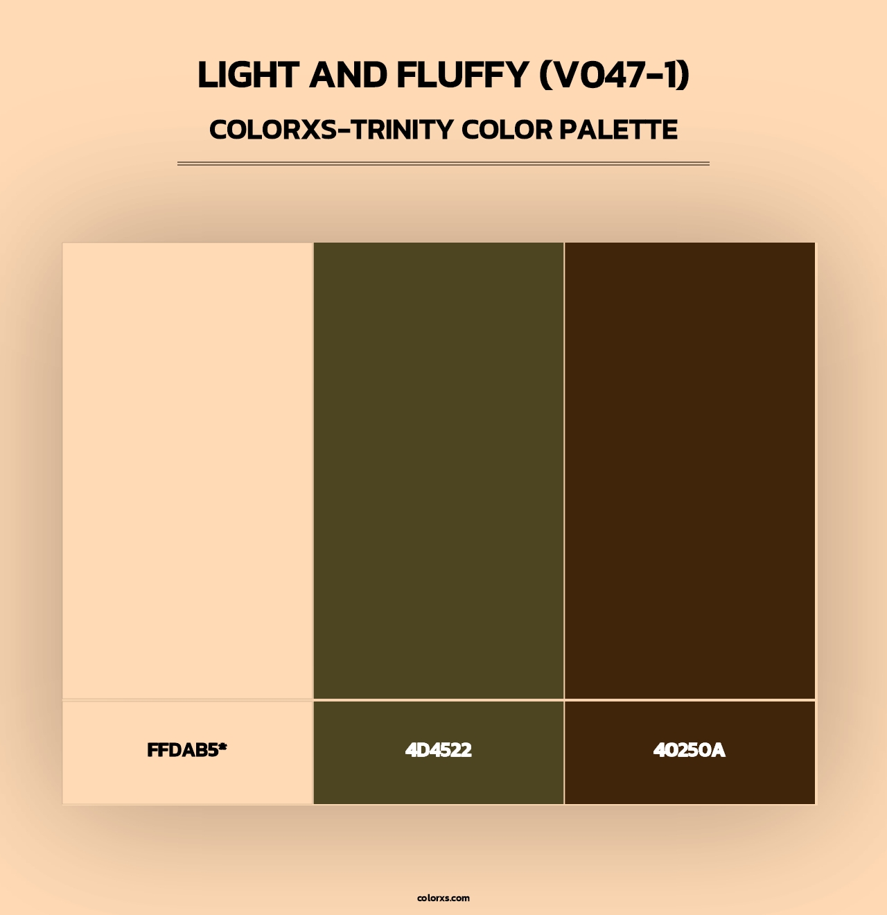 Light and Fluffy (V047-1) - Colorxs Trinity Palette