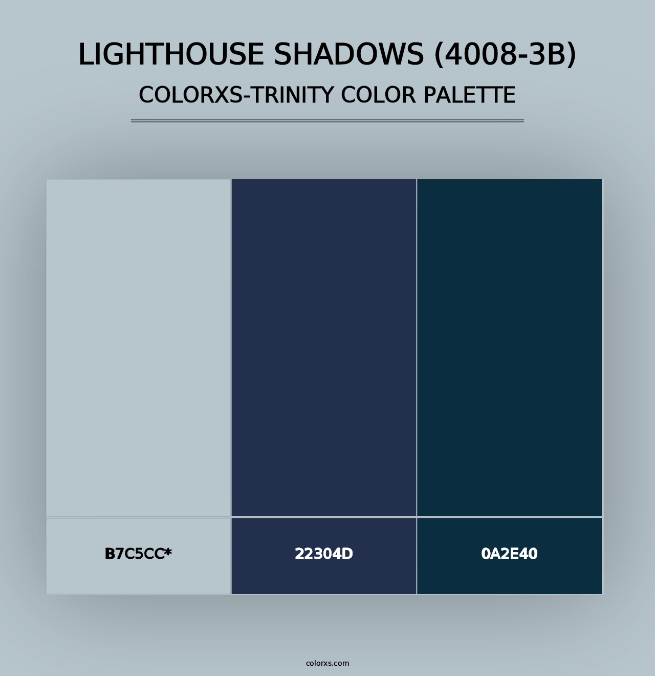 Lighthouse Shadows (4008-3B) - Colorxs Trinity Palette