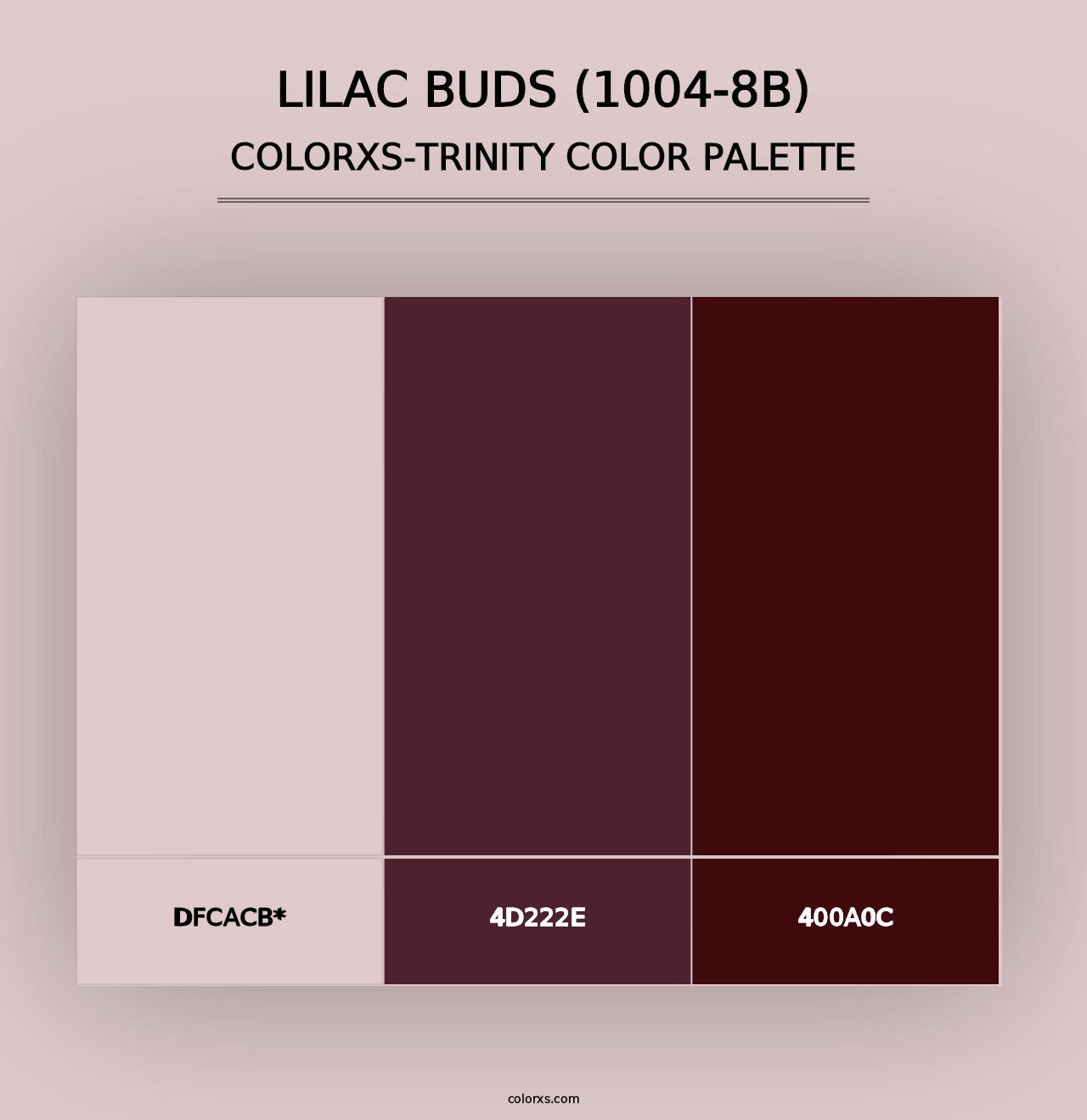 Lilac Buds (1004-8B) - Colorxs Trinity Palette