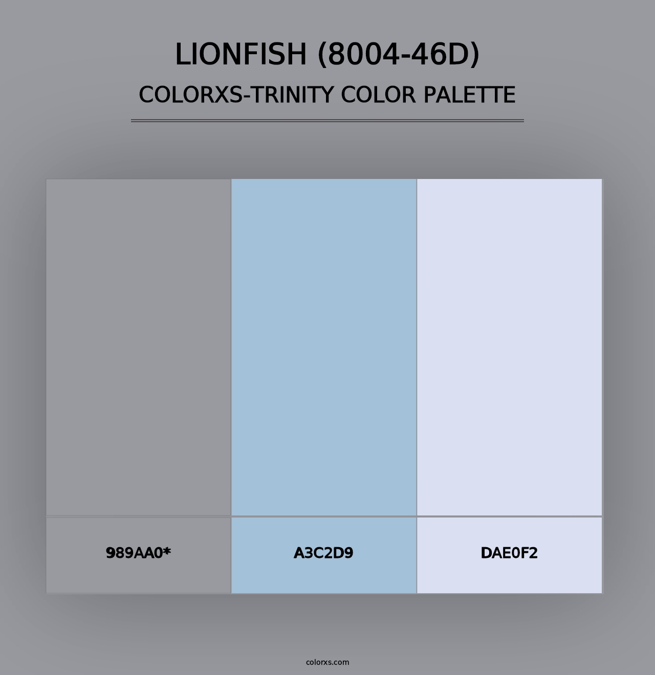 Lionfish (8004-46D) - Colorxs Trinity Palette