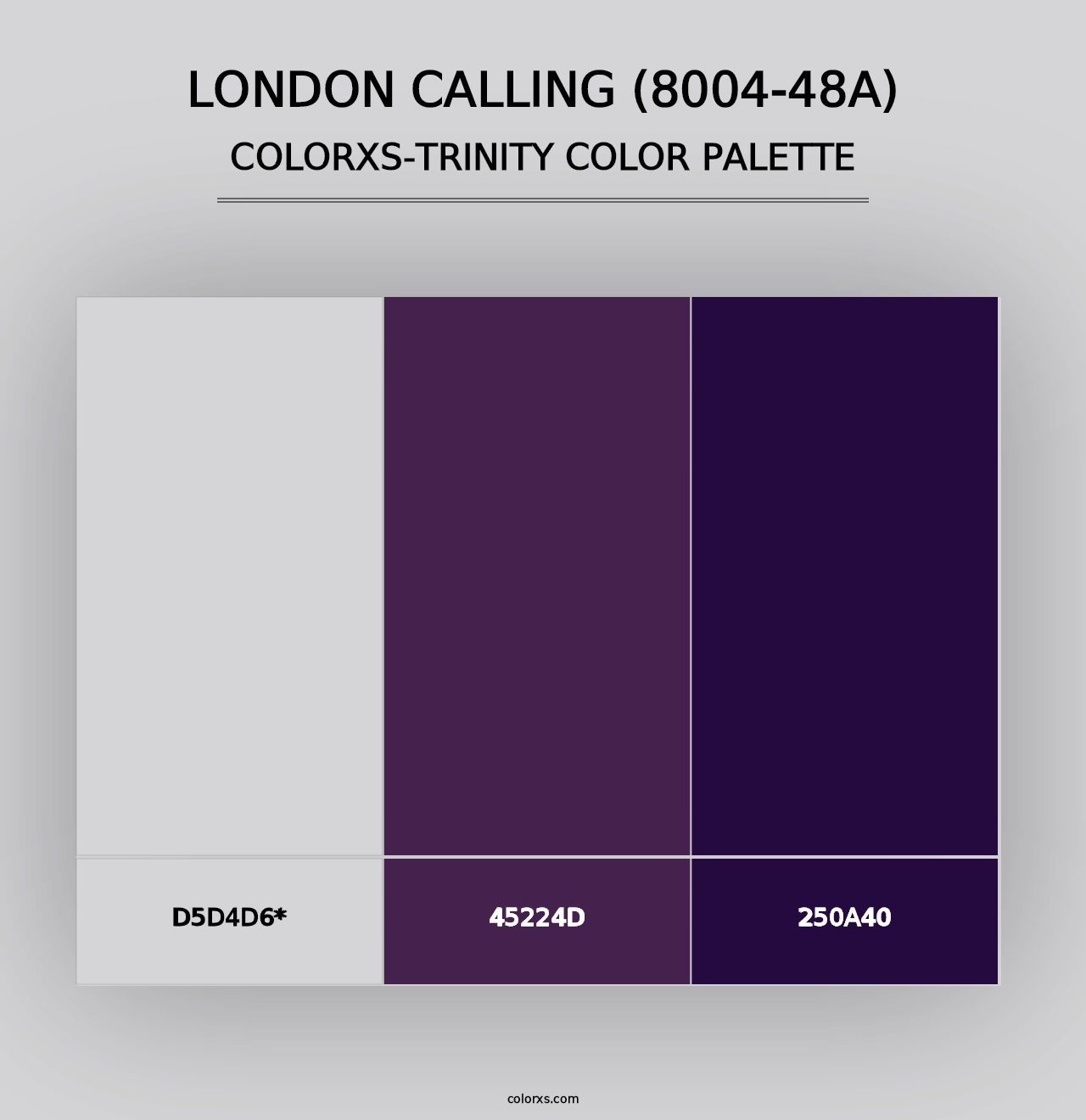 London Calling (8004-48A) - Colorxs Trinity Palette