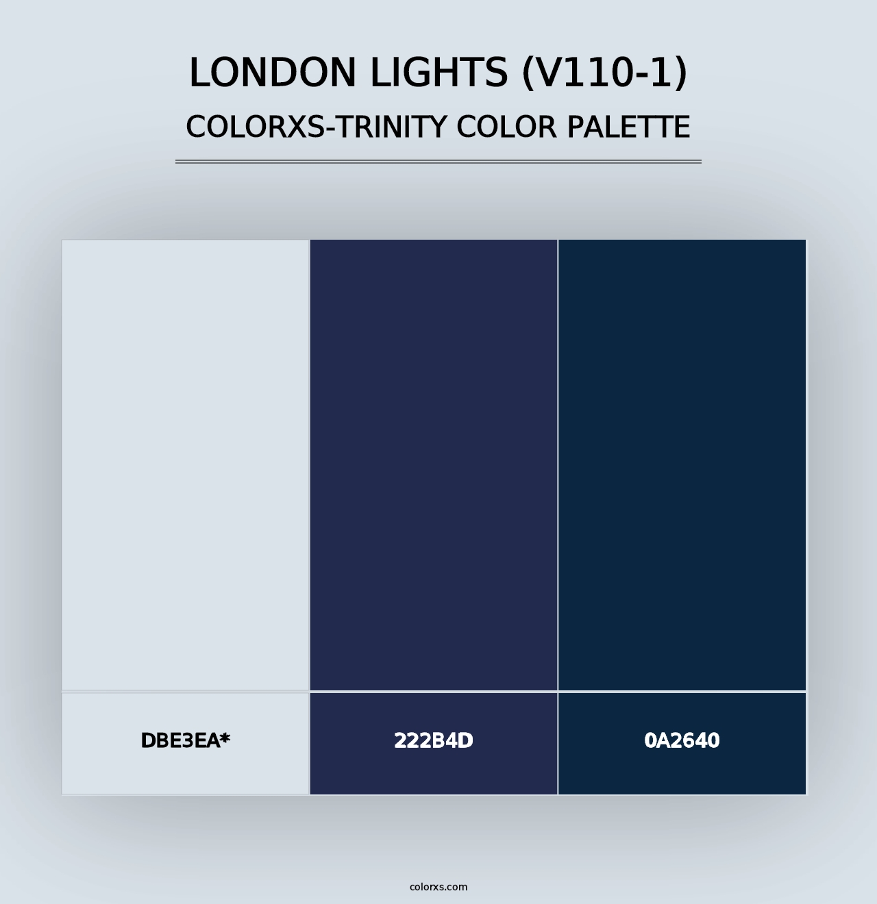 London Lights (V110-1) - Colorxs Trinity Palette