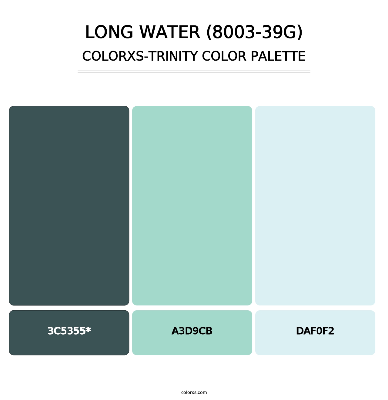 Long Water (8003-39G) - Colorxs Trinity Palette